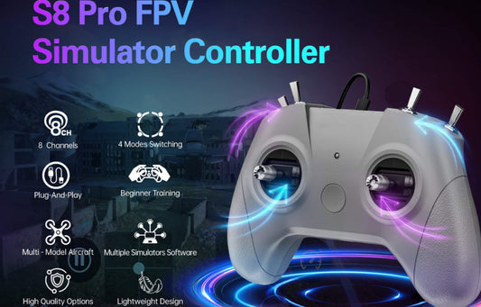 Best Controller for DJI Virtual Flight: Why the StartFPV S8 Pro Is the Ultimate FPV Simulator Choice