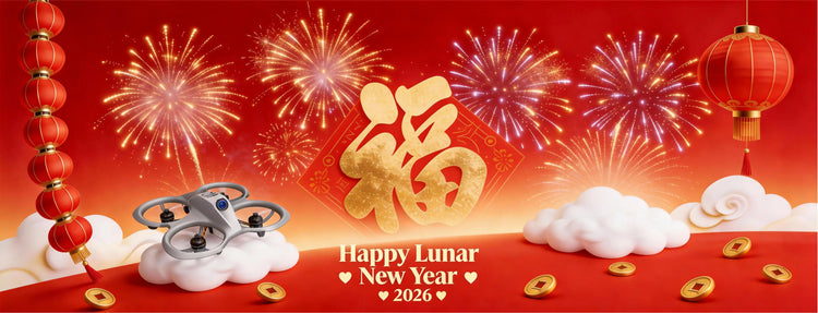 STARTFPV 2026 Year of the Horse Spring Festival Greetings, FPV Racing Drone Brand Official Banner (PC)