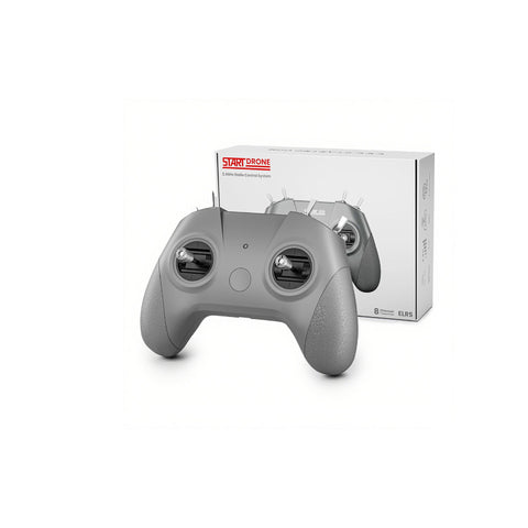STARTFPV C8 8CH Transmitter Remote Controller with CR8 ELRS Receiver, professional FPV drone control, low-latency 2.4GHz signal, compatible with major flight simulators and drones.