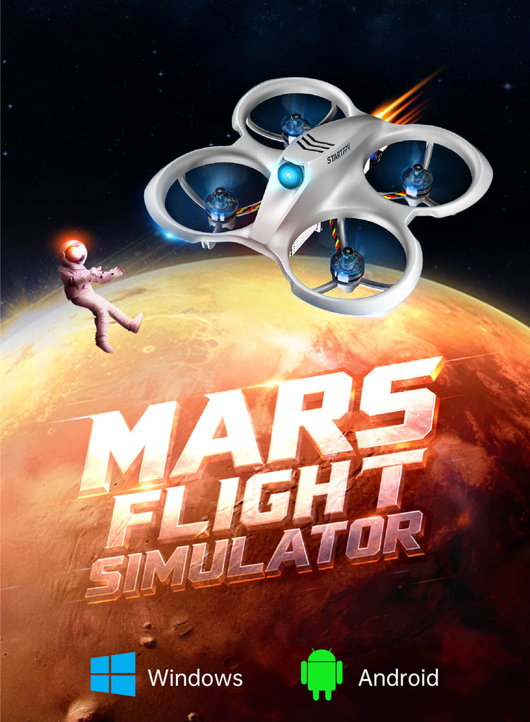 STARTFPV FPV drone training system on mobile view