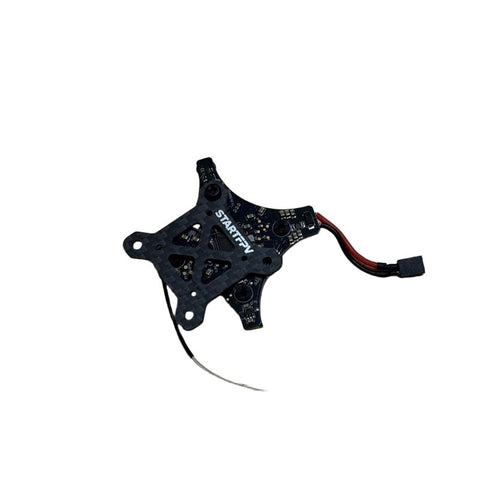 STARTFPV FPV flight controller with carbon fiber mounting board, integrated high-performance flight control system, FCC/CE/ROHS certified, ideal for FPV drone builds, offering OEM/ODM customization and stable mass supply for global FPV manufacturers and distributors.