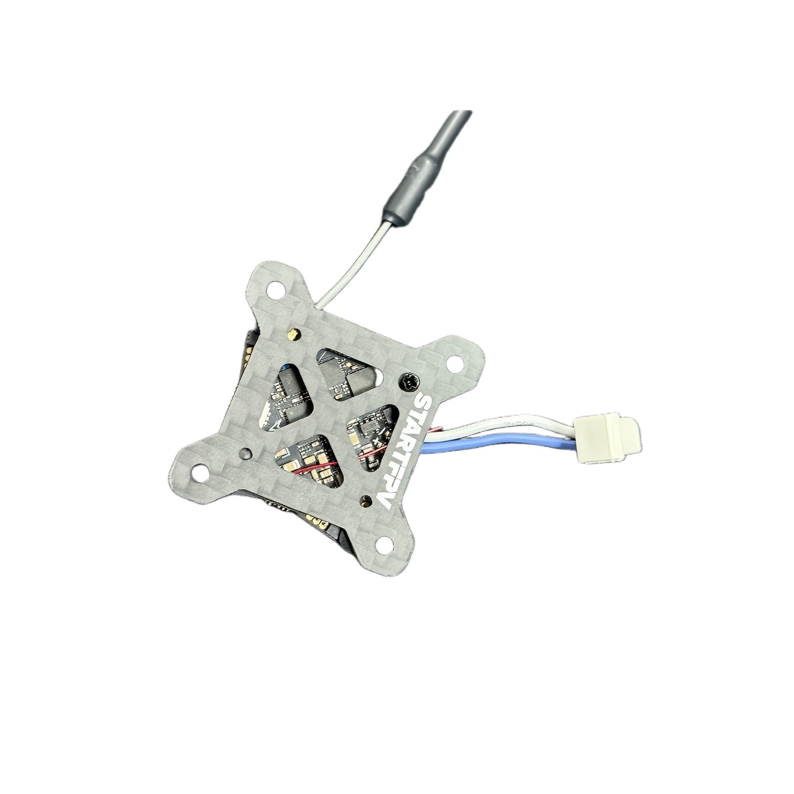 Front view of STARTFPV FPV racing drone flight controller board for stable and responsive flight