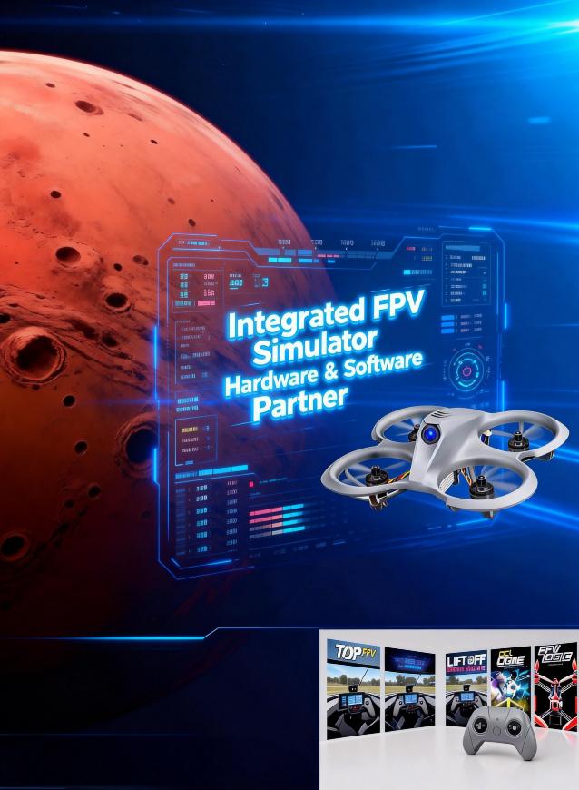 STARTFPV integrated FPV simulator hardware and software partner for training and professional drone applications