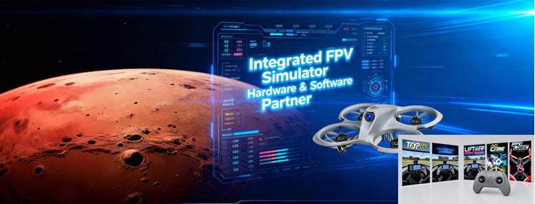 STARTFPV integrated FPV simulator hardware and software partner for training and professional drone applications
