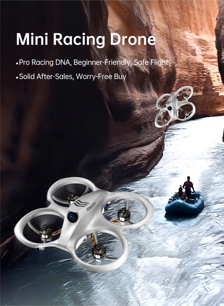 STARTFPV R8 entry-level racing drone banner for mobile view