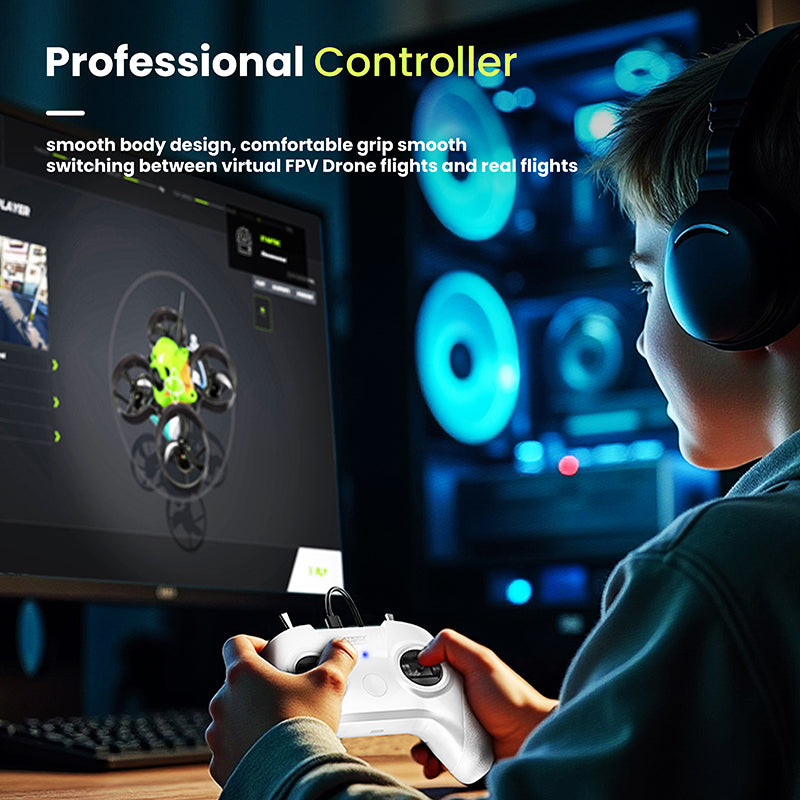 Key advantages of the STARTFPV S8 M2 White FPV simulator controller
