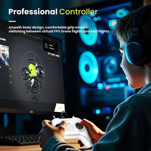 Key advantages of the STARTFPV S8 M2 White FPV simulator controller
