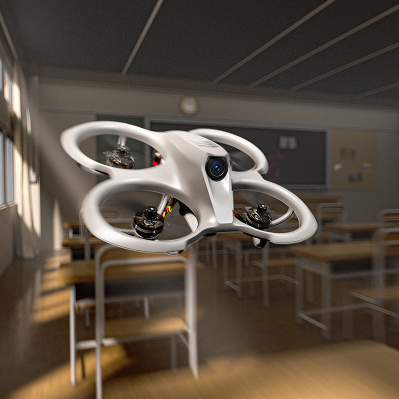 STARTFPV T8 mini drone used in indoor hobby club and demonstration environment