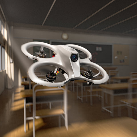 STARTFPV T8 mini drone used in indoor hobby club and demonstration environment